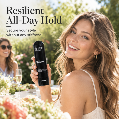 Cougex™ 10 Second Volume Fix Fluffy Hair Shaping Spray‑Lightweight with Peach Fragrance